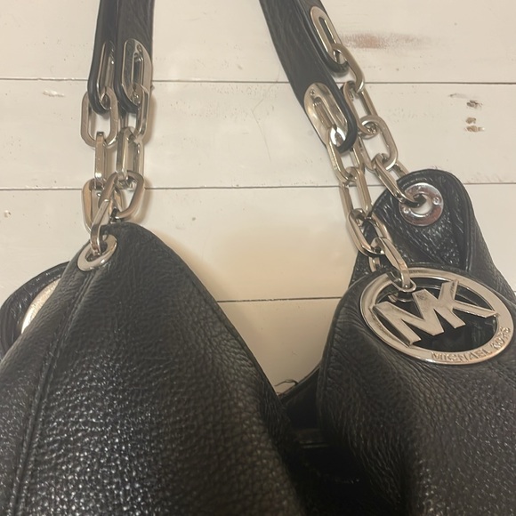 EUC MK Black Leather Hobo - Picture 13 of 13